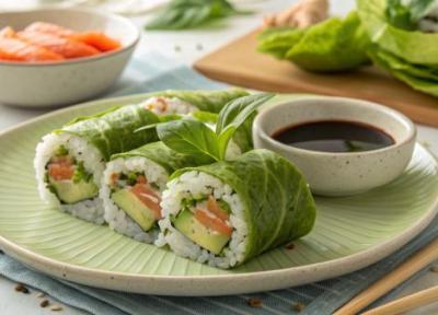 طرز تهیه سوشی بدون جلبک؛ آموزش مرحله به مرحله طرز تهیه سوشی بدون جلبک؛ آموزش مرحله به مرحله